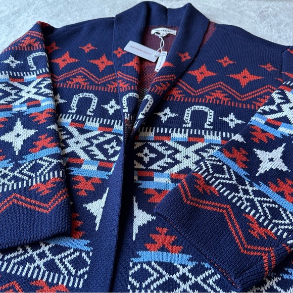 Lucky Brand Women’s Multicolor Oversized Cardigan Sweater Sz XL Southwestern NWT - Picture 7 of 13